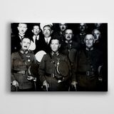 Dekolata Atatürk ve Paşalar 35x50 cm Kanvas Tablo