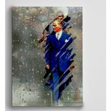 Dekolata Atatürk ve Yağmur 50x70 cm Kanvas Tablo