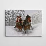 Dekolata Atlar 40x60 cm Kanvas Tablo