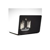 Dekolata Ay ve Ağaçlar 37x26 cm Laptop Sticker