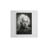 Dekolata DK000976 Albert Einstein Siyah Beyaz Kanvas Tablo