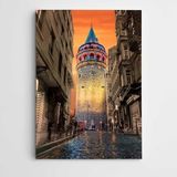 Dekolata DK001452 Galata Kulesi 30X40 cm Kanvas Tablo