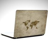 Dekolata Dünya Haritası Laptop Sticker LS0572 12 İnch (29X24CM)