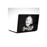 Dekolata Einstein Siyah Beyaz 34x24 cm Laptop Sticker