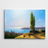 Dekolata Eski İstanbul Manzarası 60x85 cm Kanvas Tablo