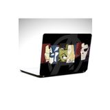 Dekolata Fantastik Kahramanlar Minimal 38x27 cm Laptop Sticker
