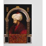 Dekolata Fatih Sultan Mehmet Han Portre KanvasTablo 40x60 cm Kanvas Tablo