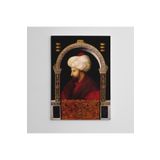Dekolata Fatih Sultan Mehmet Portre 140x200 cm Kanvas Tablo