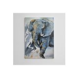 Dekolata Fil Suluboya 50x70 cm Kanvas Tablo