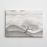 Dekolata Fırtına Bayraklar 30x40 cm Kanvas Tablo