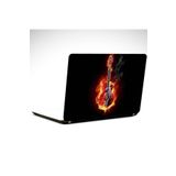 Dekolata Gitar Ateş 34x24 cm Laptop Sticker