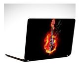 Dekolata Gitar Ateş 38x27 cm Laptop Sticker