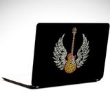 Dekolata Gitar Kanatlar 25x19 cm Laptop Sticker