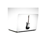 Dekolata Gitar Siyah Beyaz 25x19 cm Laptop Sticker