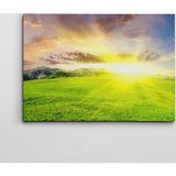 Dekolata Göz Kamaştırıcı Güneş 40x60 cm Kanvas Tablo