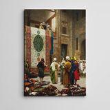 Dekolata Halı Tüccarı Yağlı Boya Reprodüksiyon 140x200 cm Kanvas Tablo