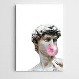 Dekolata Heykel Pembe Sakız 70x100 cm Kanvas Tablo