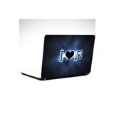 Dekolata I Love Music 38x27 cm Laptop Sticker