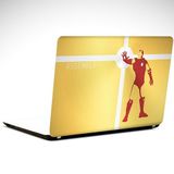Dekolata İron Man Altın Laptop Sticker 17 inch (39X27CM)
