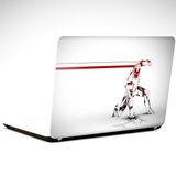 Dekolata Iron Man Beyaz 25x19 cm Laptop Sticker