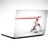 Dekolata Iron Man Beyaz Sticker 38x27 cm Laptop Sticker