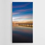 Dekolata İskele ve Deniz Kanvas Tablo 100 x 200 CM