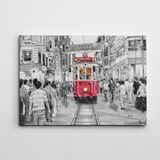 Dekolata İstikal Caddesi 35x50 cm Kanvas Tablo