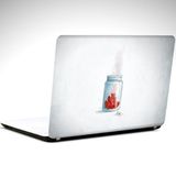 Dekolata Kalpler Minimal Laptop Sticker 14 inch (35X26CM)