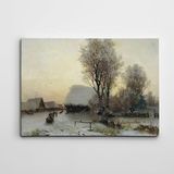 Dekolata Kar Yağlı Boya 50x70 cm Kanvas Tablo