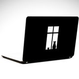 Dekolata Kedi ve Fare 34x24 cm Laptop Sticker