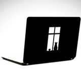 Dekolata Kedi ve Fare 37x26 cm Laptop Sticker
