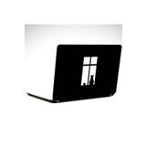 Dekolata Kedi ve Fare 38x27 cm Laptop Sticker