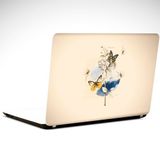Dekolata Kelebek Vintage 38x27 cm Laptop Sticker