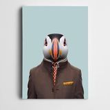 Dekolata Kravatlı Penguen Kanvas Tablo 140 x 200 CM