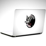 Dekolata Kurt ve Ok Laptop Sticker 12 İnch (29X24CM)