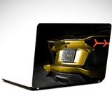 Dekolata Lamborghini Sarı 38x27 cm Laptop Sticker