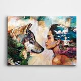 Dekolata Manzara Kurt Kanvas Tablo 70 x 100 CM