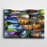 Dekolata Manzara Resimleri 140x200 cm Kanvas Tablo