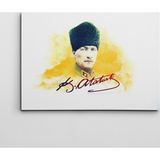 Dekolata Mustafa Kemal Atatürk 50x70 cm Kanvas Tablo