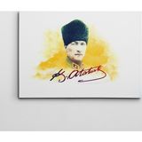 Dekolata Mustafa Kemal Atatürk 70x100 cm Kanvas Tablo