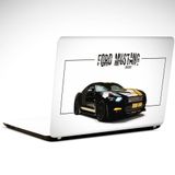 Dekolata Mustang Siyah 39x27 cm Laptop Sticker