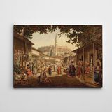Dekolata Osmanlı Sokakları 35x50 cm Kanvas Tablo