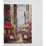 Dekolata Paris Manzara Yağlıboya Reprodüksiyon 35x50 cm Kanvas Tablo