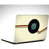 Dekolata Plak ve Müzik 34x24 cm Laptop Sticker