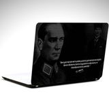 Dekolata Portre Ataturk Laptop Sticker 12 İnch (29X24CM)