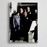 Dekolata Renkli Atatürk 30x40 cm Kanvas Tablo