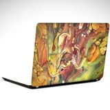 Dekolata Renkli Desen Soyut Laptop Sticker 19 inch (40,5X27CM)