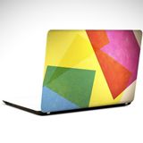 Dekolata Renkli Desenler Soyut Laptop Sticker 12 İnch (29X24CM)