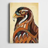 Dekolata Renkli Kartal Kanvas Tablo 50 x 70 CM