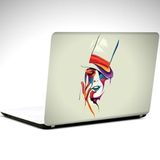 Dekolata Renkli Portre Laptop Sticker 19 inch (40,5X27CM)